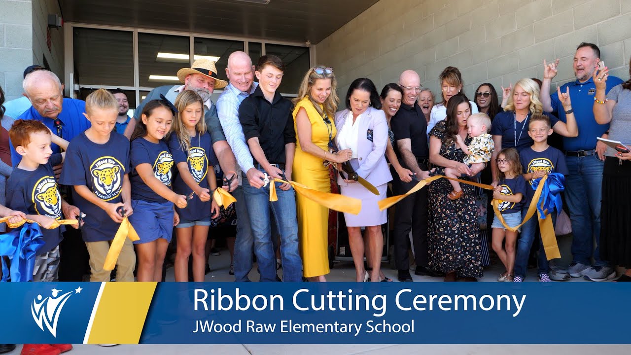 JWood Raw Elementary School Ribbon Cutting Ceremony YouTube