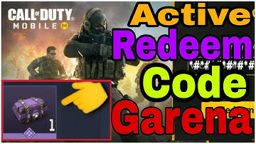 *Active* March 2021 Redeem Code Cod Mobile Gerena | Codm Garena Redeemption Code 2021 | Redeem Code
