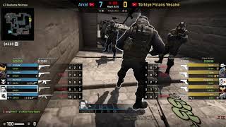 GCorp Spring 2021 | CS:GO Yarı Final | Arkel vs Türkiye Finans Vesaire #Oyun2