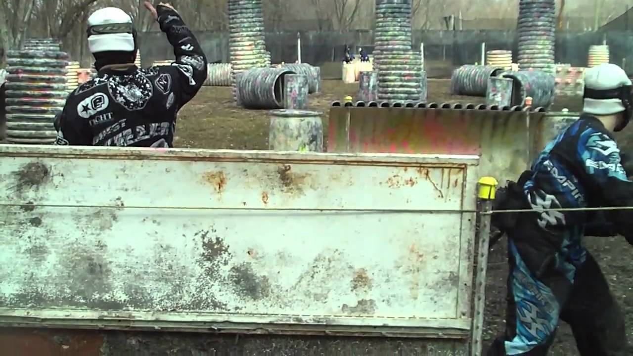 Chicago Insanity Paintball 2v2 1 3/13/11 Fox Paintball YouTube