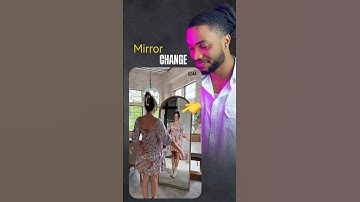 Viral Reels tutorial - Seamless mirror outfit transition in CapCut. #viral #tutorial #reels #mirror