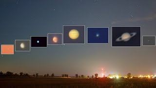 All Planets Of The Solar System Including Pluto - Planet Parade 2022 I Caught Them All