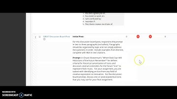 English 101 Week 12 Video Overview