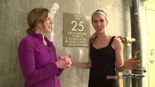 Kristine and Kaitlin Take on the Stairs of the VUE to 'Fight for Air'