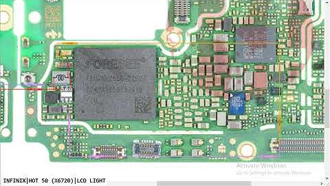 INFINIX HOT 50 X6720 LCD Light LCD Black No Grapice Problem Ways Hardware Solution #borneoschematic