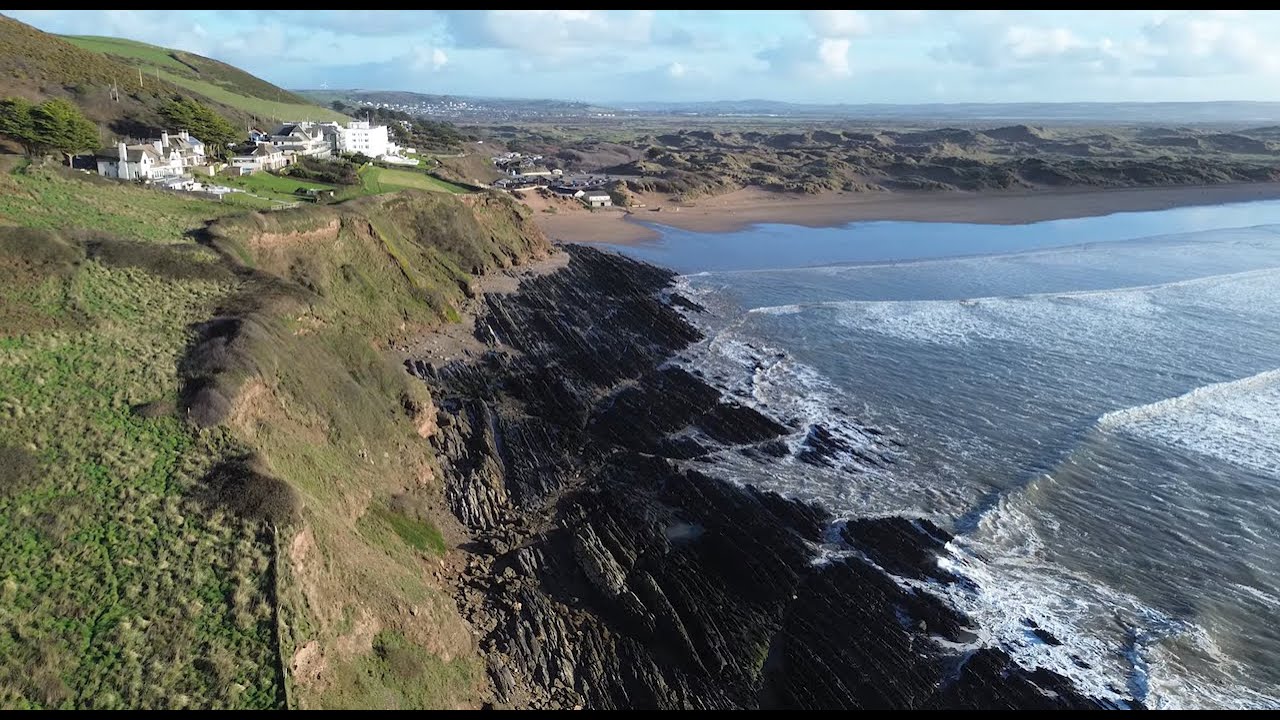 Saunton sands north devon 1.  DJI MINI 3.  4K UHD