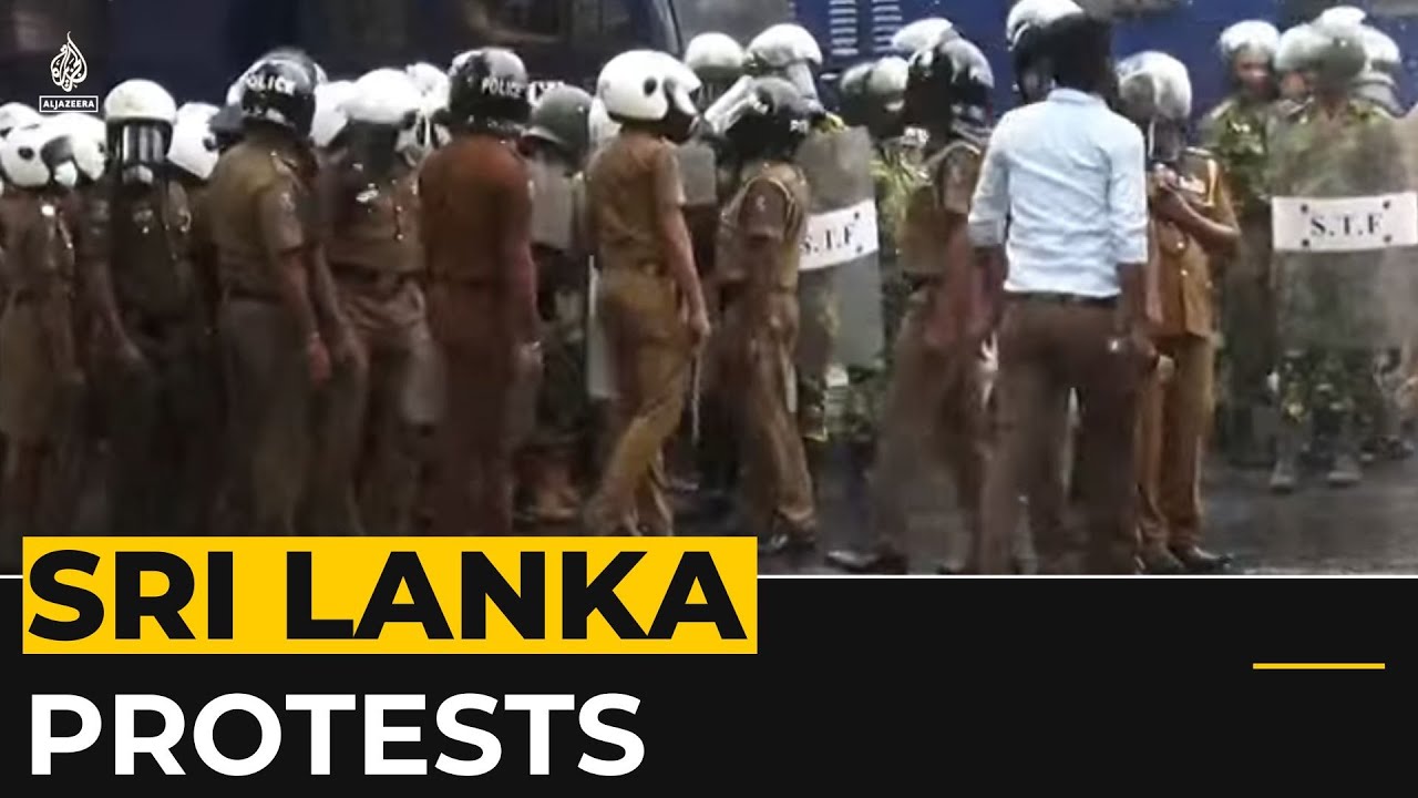Sri Lanka student protest: Demonstrators call for release of activists