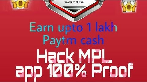 Hack MPL App 1000% Working