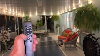 100FT Outdoor String Lights with Remote