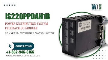 GE IS220PPDAH1B - Power Distribution System Feedback I/O Module