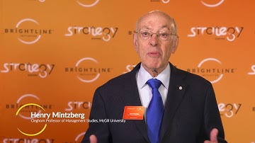[Strategy@Work] Henry Mintzberg, Cleghorn Professor of Management Studies, McGill University