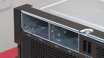 Lenovo ThinkSystem SR950 removing an upper hard drive backplane