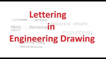 1.2-Lettering in Engineering Drawing: English Letters and Numbers