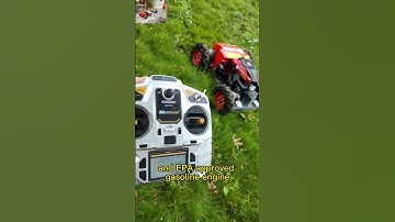 gasoline engine working degree 40° 500mm cutting width remote control robot lawn mower