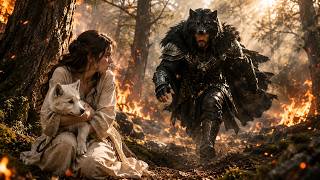 She Used Her Final Strength to Rescue a Wolf Pup From Flames — The Alpha King Found Her