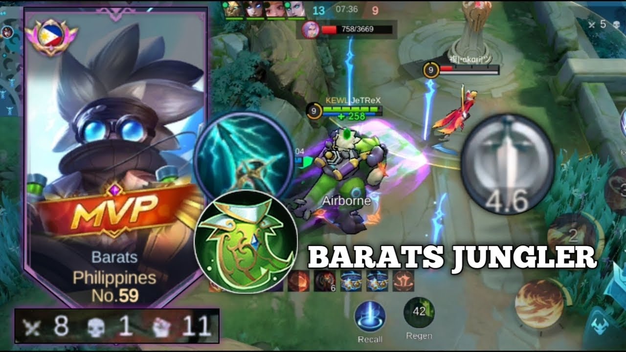 HYPER LING ON JUNGLER PUNISHER UNTEL FEEDER | BARATS CORE BEST BUILD ON 2025 | MLBB🦖