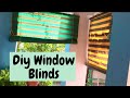 DIY Window Blinds