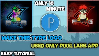 how to make mini militia logo | Make Mini Militia Logo in Pixel lab | only 10 minute | full tutorial screenshot 1