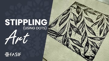 How to Draw Using Dots | Stippling Art for Beginners