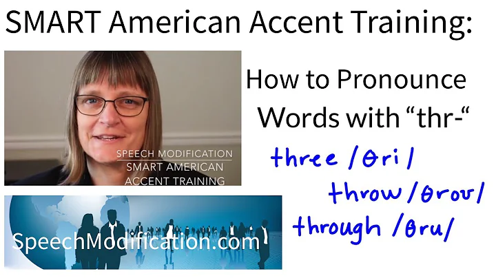 How to Say Three, Throw, Through, American Accent Training for words with THR