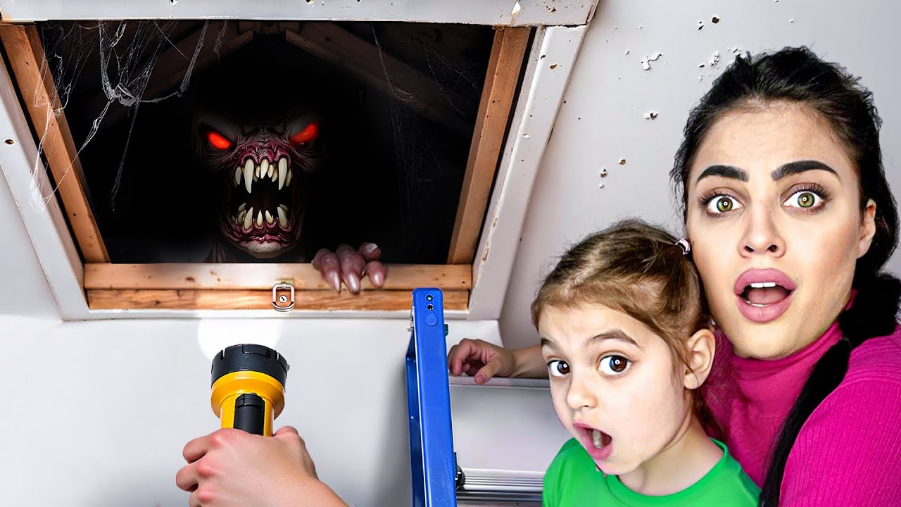 لقينا شي غريب بسقيفة البيت !! اكثر ليلة مرعبة عشناها