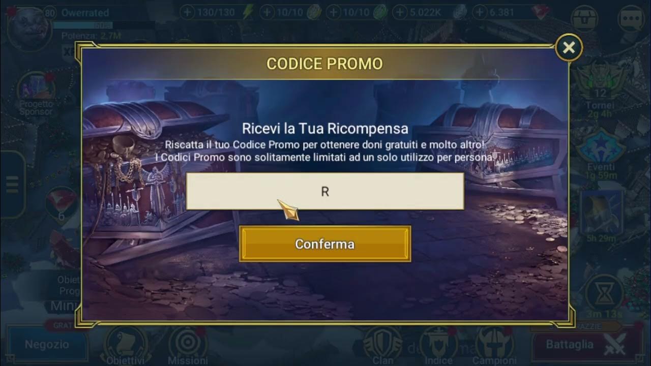 Raid Shadow legends New promo code (xmas) YouTube