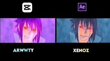 MY CAPCUT VS AFTER EFFECTS | @XENOZ REMAKE | SASUKE UCHIHA - STILL BE FRIENDS