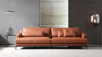 №259 3ds max leather sofa modeling process