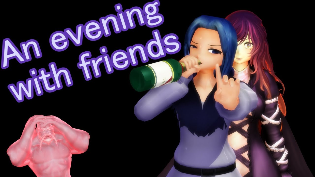 Touhou MMD - An evening with friends