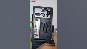 How to connect computer monitor to CPU | CPU ko monitor se kaise connect krain