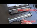 HP M130nw cartridge change and how to print supply status page.