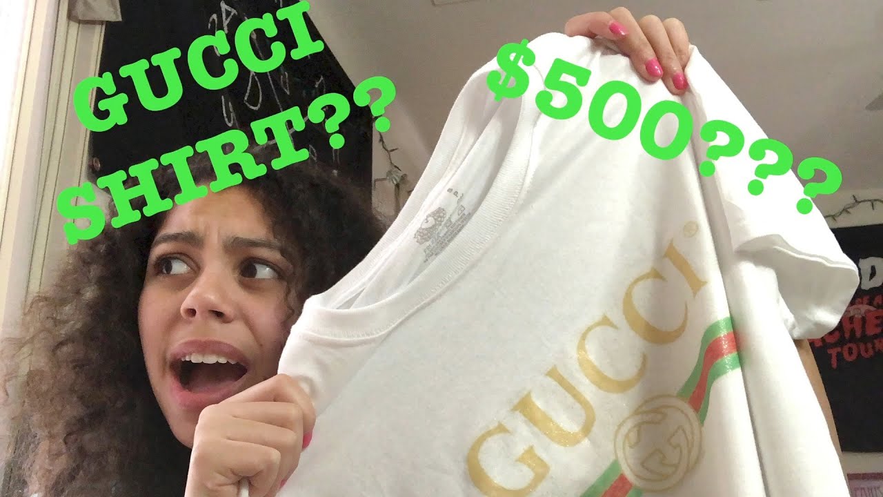 homemade gucci shirt