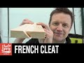 How to make a French Cleat or Split Batten