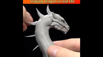 Making dragon with Clay 🔥|| watch for last look 😍|| #shorts #ytshorts #youtubeshorts