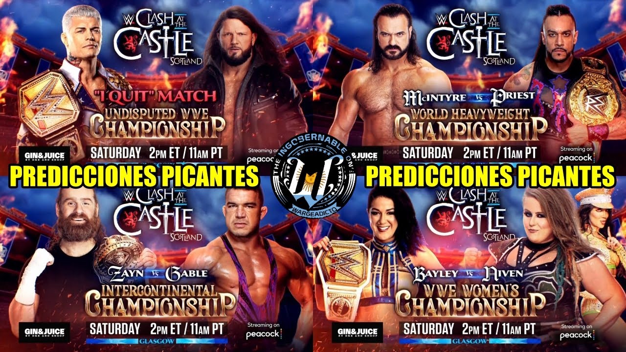 Predicciones Picantes - WWE Clash at The Castle: Escocia 2024