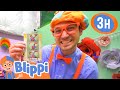 Blippi&#39;s Indoor Playground Photoshoot! | 3 HOURS OF BLIPPI TOYS!