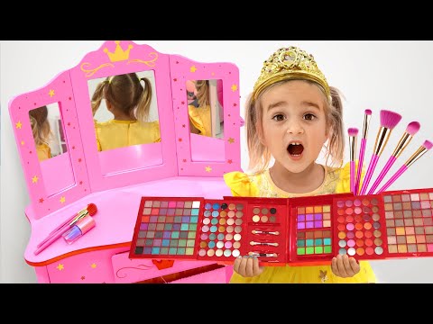 Alice is changing her clothes and asks her uncle for makeup.