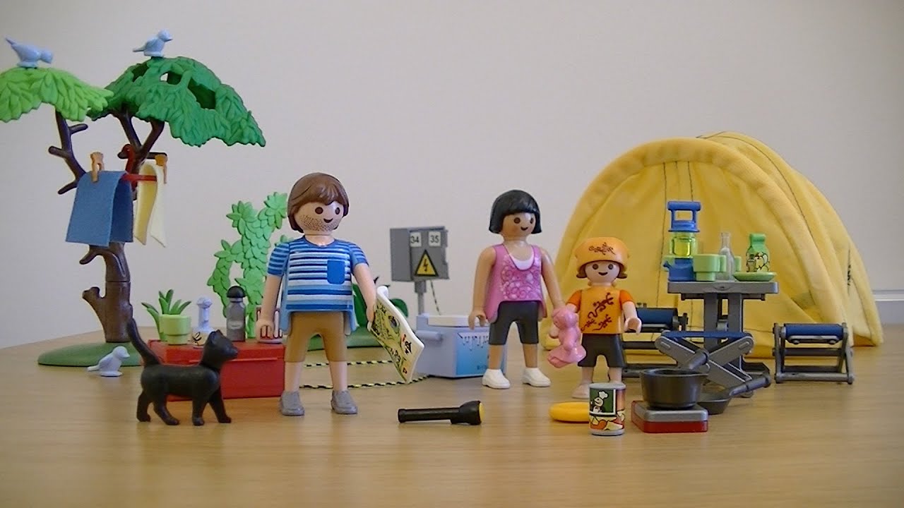 Playmobil Summer Fun 5435 Family Camping Unboxing & Review - YouTube