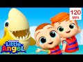 Sharks vs Little Angel! 📖 Moonbug Kids 📖 Learning Corner