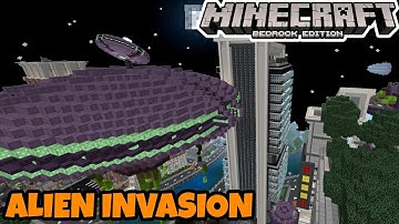 The Alien Invasion has Began! - Minecraft PE / Win10
