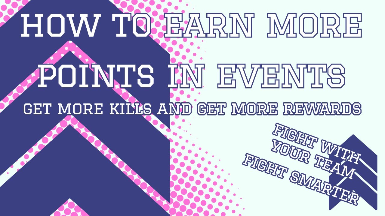 How to Maximize your points in events with these simple tips - YouTube