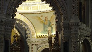 Вечерня с выносом Святой Плащаницы Спасителя 3 мая 2024 года, Храм Христа Спасителя, г. Москва