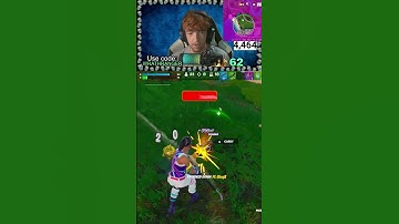 1 HP Fortnite Clutch: Pickaxe Kill voor de Med-kit! #shorts #fortnite