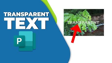 How to Create Transparent text in Microsoft publisher