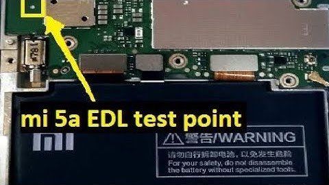 Redmi 5a edl test point