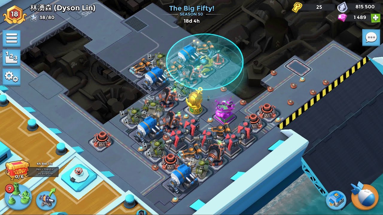 Rank 18 (Sky Shield) [Boom Beach Warships Season 50] - YouTube
