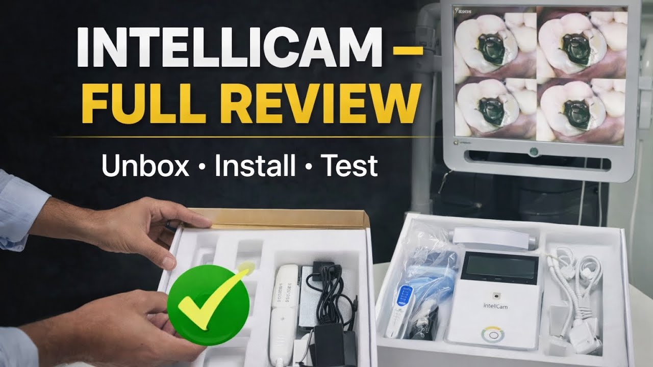 Appareil Photo Intraoral Intellicam 16MP Avec Écran 17" - Neuf Sous Emballage - Pour Laboratoires Dentaires
