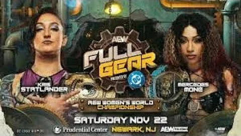 Kris Statlander vs  Mercedes Mone aew full gear ESPAÑOL