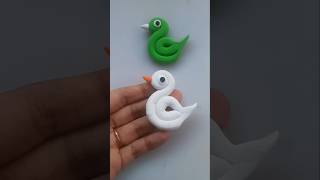 DIY idea 💞 How to make easily duck🦆 with Super clay #trend​ #clay​ #music​ #funny​ #clay​