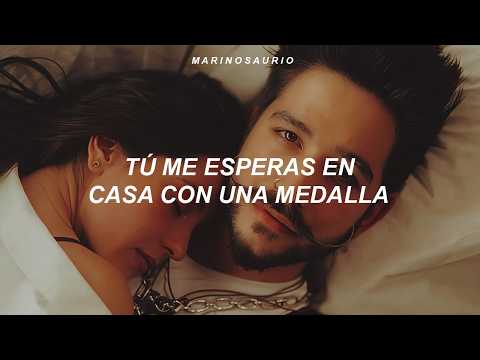 Camilo, Evaluna Montaner - La Medalla (Letra) "y si perdí la batalla..." 🏅
